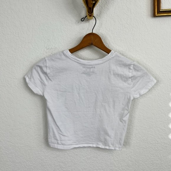 Polaroid VTG Logo Cropped Baby Doll Tee Shirt - Picture 3 of 4